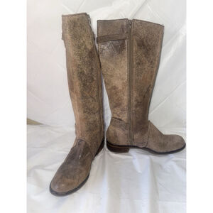Anthropologie Schuler and sons Leather Tall Riding Boots Size 9